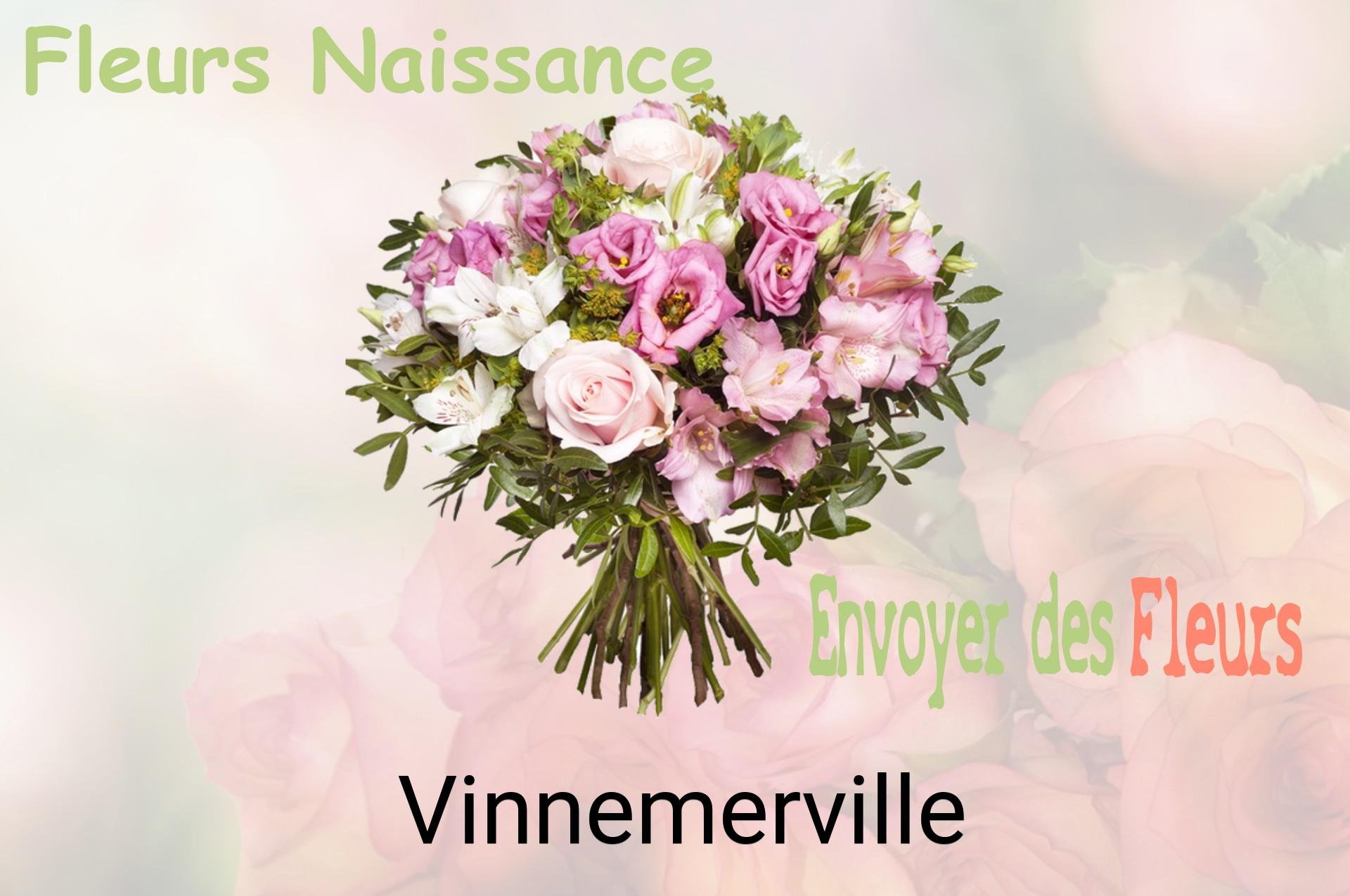 Bouquet de fleurs de naissance livré à Vinnemerville